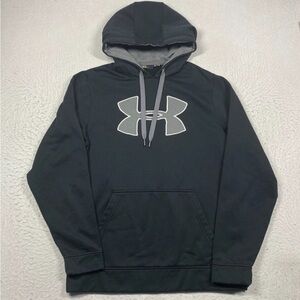 Under Armour Storm Pullover Hoodie Mens XL Black Long Sleeve Great Condition!